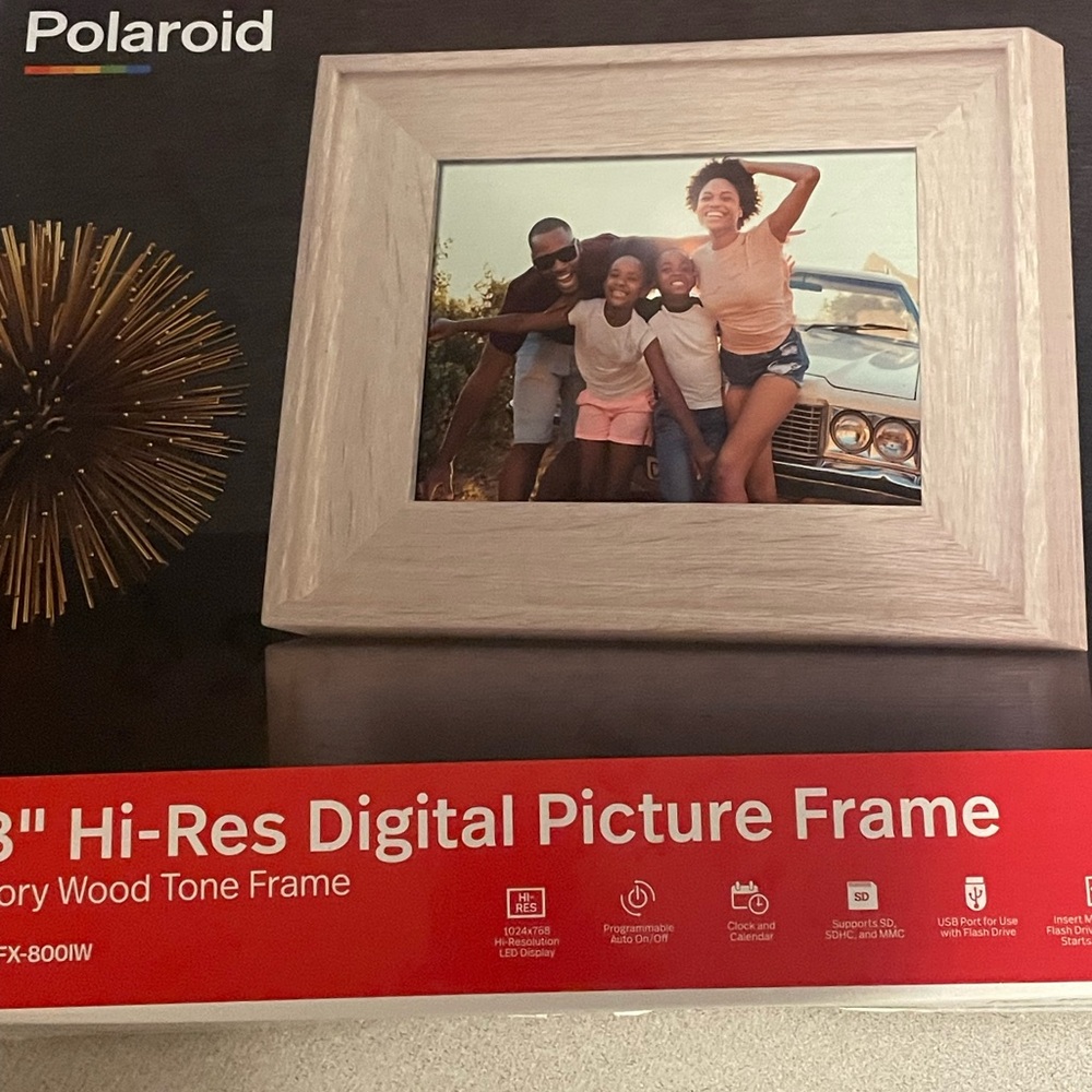 Polaroid Cream Picture Frame Modern Accents